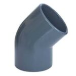 PVC коляно за лепене ф25/45° PN16